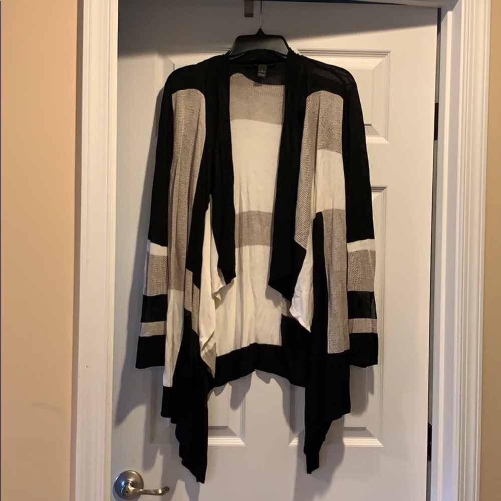 INC Brand color blocked cardigan